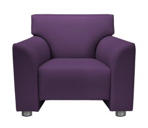**Van €1295 Voor €895 Stoel Joelle Paars ZOLANG DE VOORRAAD STREKT