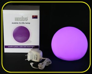 **Gloeibol, ø 15 cm incl. transformator, per stuk