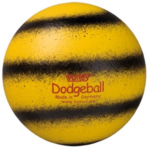 Speelbal ø 16 cm, 105 gram, visueel geel/zwart