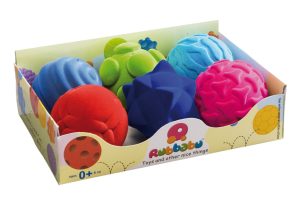 **Rubbabu whacky ballen, set van 6 stuks