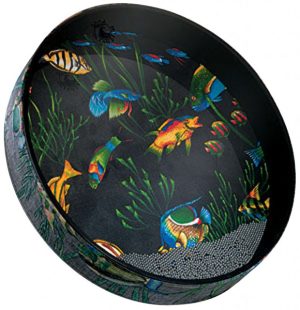 Surfdrum ø 55 cm, vissen afbeelding