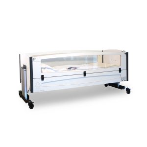 Praag 90 x 200 cm met kleppen, omranding 40 cm hoog
