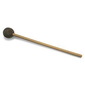 Klopper korte steel met vilt, per stuk, 3,5 x 27 cm