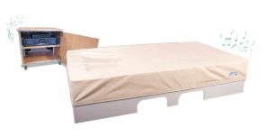 Muziek-tril waterligelement Seine, 130 x 240 x 50 cm shakers, tilliftuitsparing incl. hoes