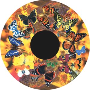 6" Magnetisch Effectwiel Vlinders