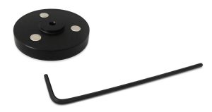 Adapter, tbv the use of magnetic wheels on a non-magnetic Solar projector