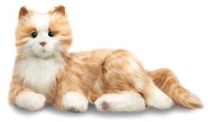 Interactieve kat Ginger, kleur oranje