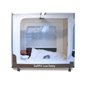 SoftFit Low Entry 90 x 200 cm, omranding 160 cm hoog (totale hoogte 197,5 cm)