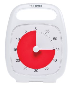 Time Timer PLUS 60 min, wit (14x18 cm)