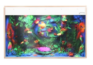 Van € 888 voor € 755: Blacklight aquarium, 100 x 40 x 65 cm (WIT) -ACTIE-