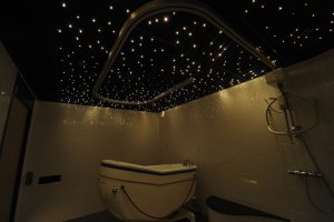 4 Astro LED system plafondpanelen 60x60 cm, zwart incl. 3 mtr. snoer
