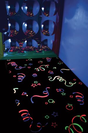 UV tapijt gefestonneerd, afmeting 1 x 1 meter