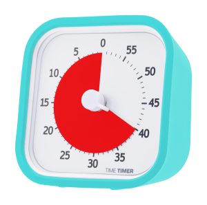 Hoesje turquoise blauw voor Time Timer MOD