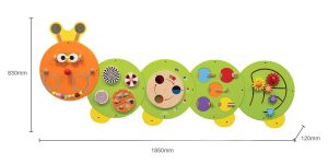 **Wandspeelbord Rups groot