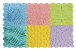 Sensorische puzzelmatten (set van 6 stuks)