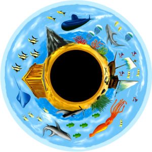 6" Magnetisch Effectwiel Atlantis