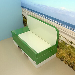 Wedge for water feature Seine 180 x 20 x 20 cm