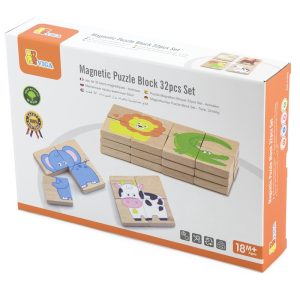 **Magneetpuzzel Dieren (32-delig) -LEVERBAAR VANAF EIND OKTOBER-
