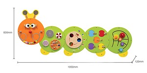 **Wall game board Caterpillar large -LIVE FROM HALF NOVEMBER-.