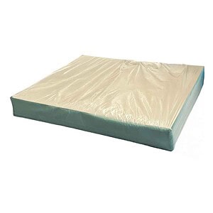 ** Water mattress Rhine with zipper on top, 180 x 200 x 25 cm color cream/mint green OP=OP