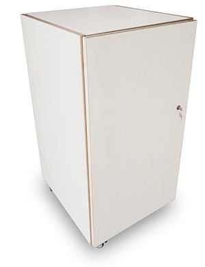 Nice Price muziekkast groot melamine wit