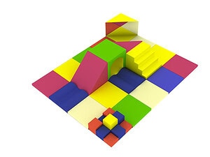 Stairs, 150 x 75 x 104 cm