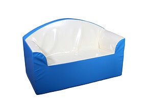 Time-out versie tweezitsbank Excellent met armleuningen, 136 x 70 x 85 cm