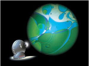 Space projector incl. 1 vloeistofwiel (blauw/groen)