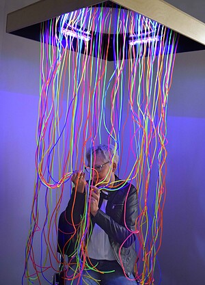 Fluoline douche, 90 x 90 x 180 cm