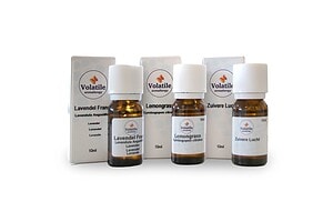 Set van 3 oliën a 10 ml bij Aromastream (Lavendel, Lemongrass, Zuivere lucht)