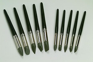 **Rubber penselen ø 1 cm, set van 5 stuks