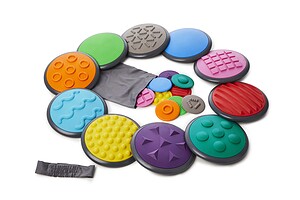 Tactiele schijven set compleet (10 groot+10 klein)