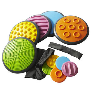 Tactiele schijven set 1: 5 groot+5 klein