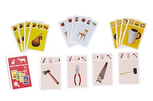 Mini Memogym quartet game