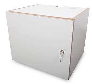 Nice Price hangend muziekkastje klein wit