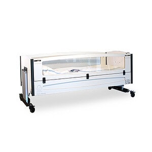 Praag 90 x 200 cm met kleppen, omranding 40 cm hoog