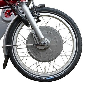 Silent electromotor (= verplicht meetrappen) t.b.v. Midi driewielfiets