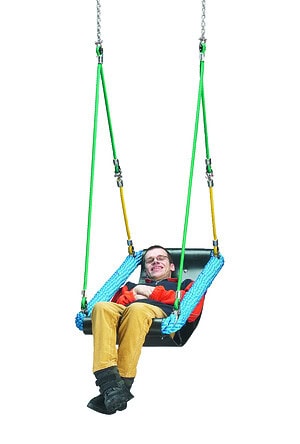 Ligschommel, incl. kardan veiligheidsophanging (max. belasting 200 kg)