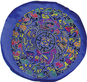 Kussen vlak, zijde/katoen (14cm)