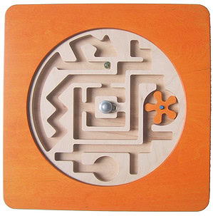 Draaibaar labyrint, 48 x 48 cm