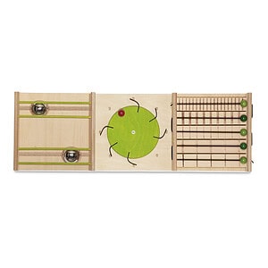 Set van 3 zintuigplaten, thema 'horen', afm. 91x31 cm