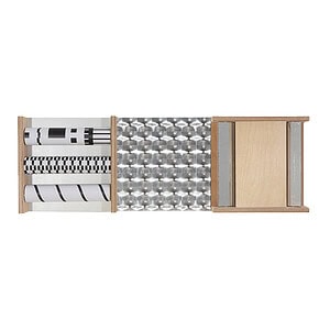 Set van 3 zintuigplaten, thema 'zien', set A, afm. 91x31 cm