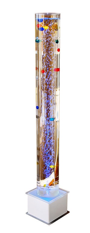 Balletjes bubbelunit ø 20 cm, h 170 cm (40L), vierkante voet (29 x 29 x 20 cm) (incl. 6 balletjes)