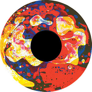 6" Magnetisch Vloeistofwiel E,  Primary Colours