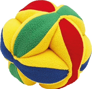 Grote knuffel en ontdekbal