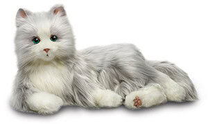 Interactive cat Silver, color silver gray