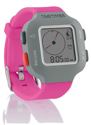 **Time Timer Horloge Plus kindermodel met alarm, berry (roze)