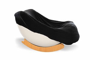 Hoes badstof (zwart) t.b.v. snoezelstoel (oud model)