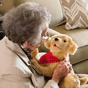 Interactive dog Goldy, blond