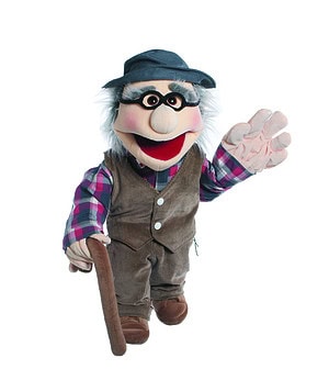 Handpop Opa Joop 65 cm
